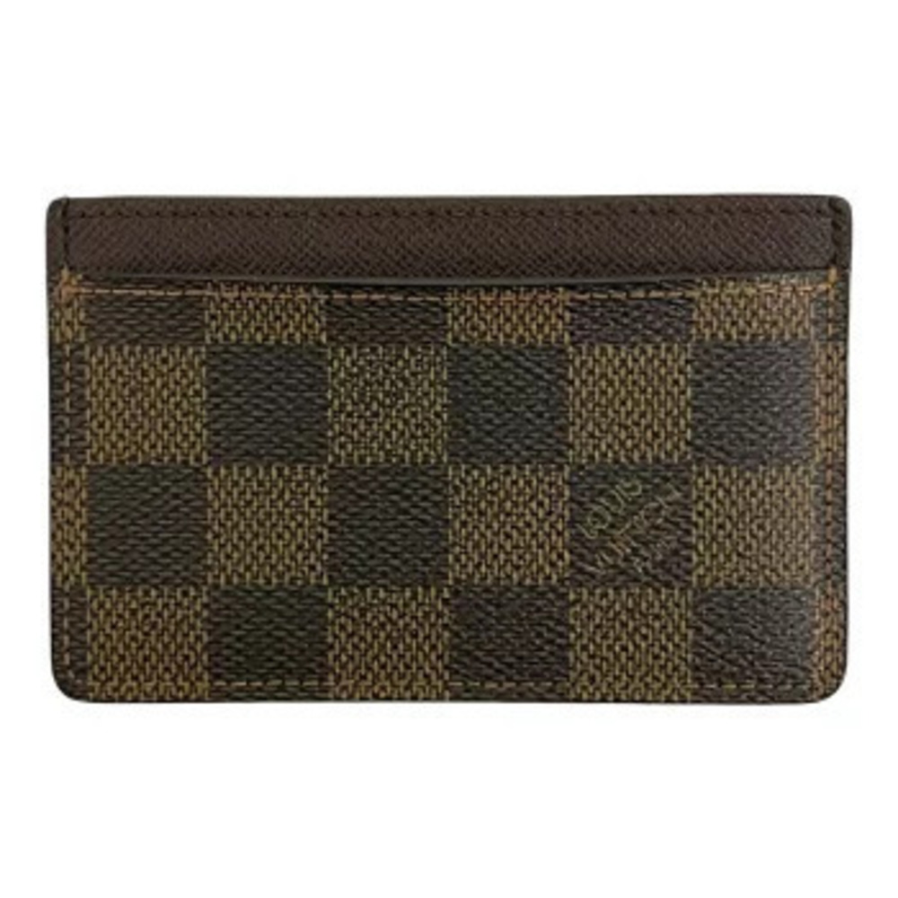 LOUIS VUITTON Damier Portecarte Brown Card Case